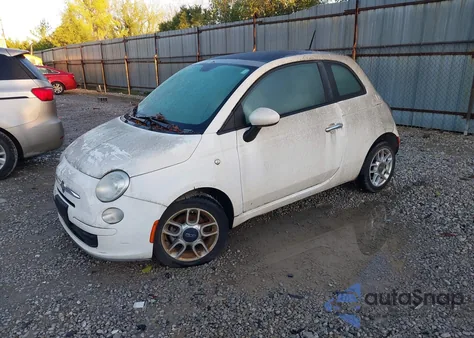 2012 Fiat 500 Pop from USA, damaged, VIN 3C3CFFAR1CT106254